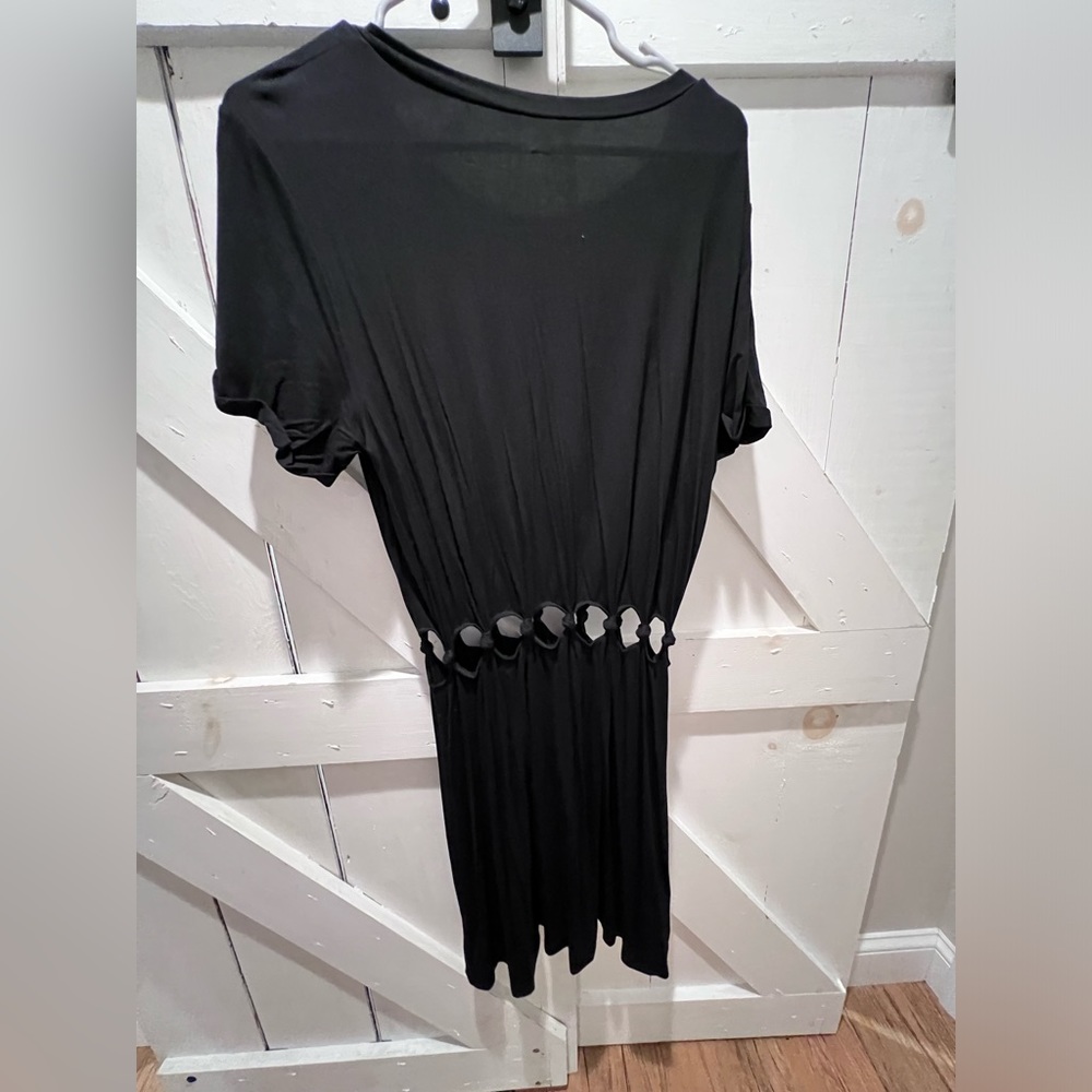 American eagle cutout t shirt dress